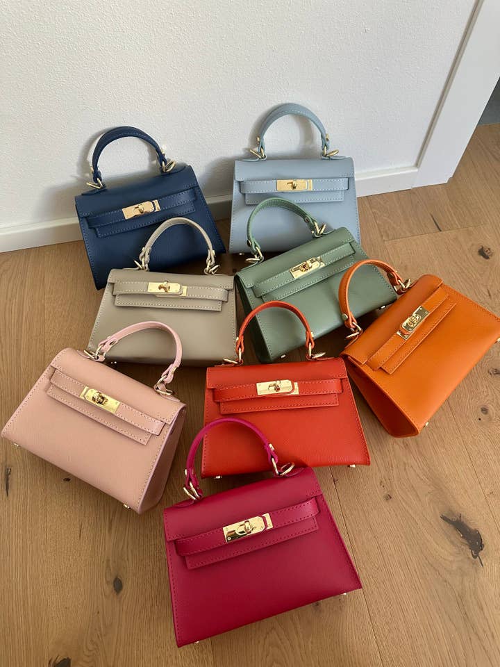 Sac à main MINI K en cuir véritable pour la vente par Zhade