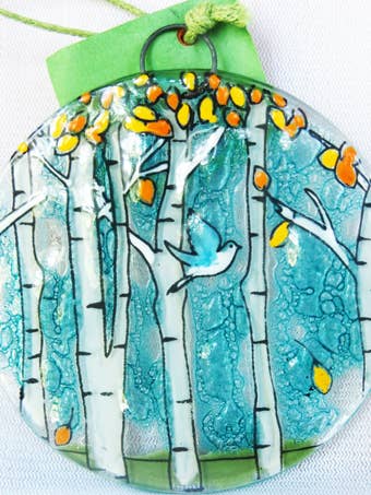 Aspen Tree Ornament / Suncatcher for wholesale by Pampeana