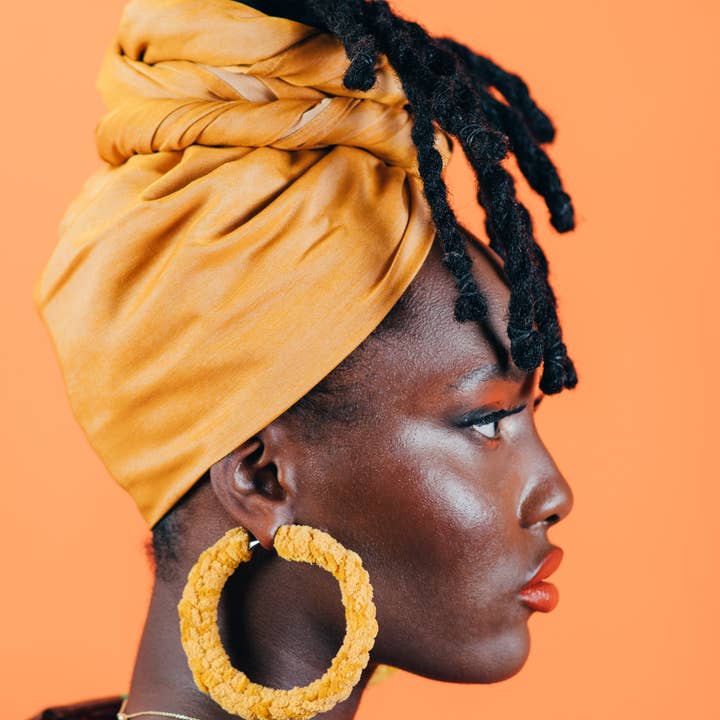 Seraphtive LLC - Wholesale Hoop Earrings - Sunset Hoops in Golden Hour