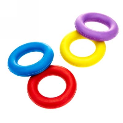 Solid Rubber Ring Small 90mm Pack Of 12 for wholesale by Classic Pet Products