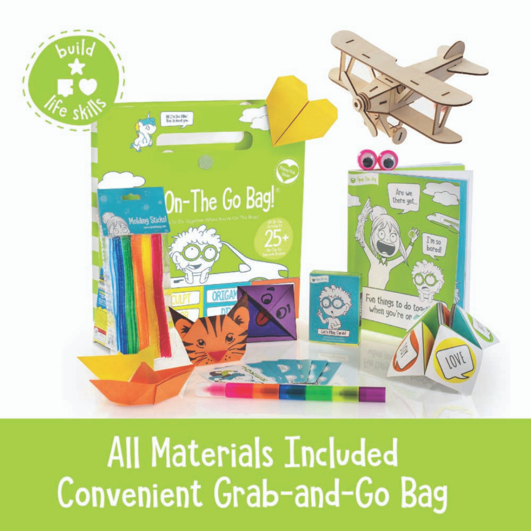 Open The Joy - Wholesale DIY Craft Kit - Kids - On the Go Bag: All-in-One Activity Kit1