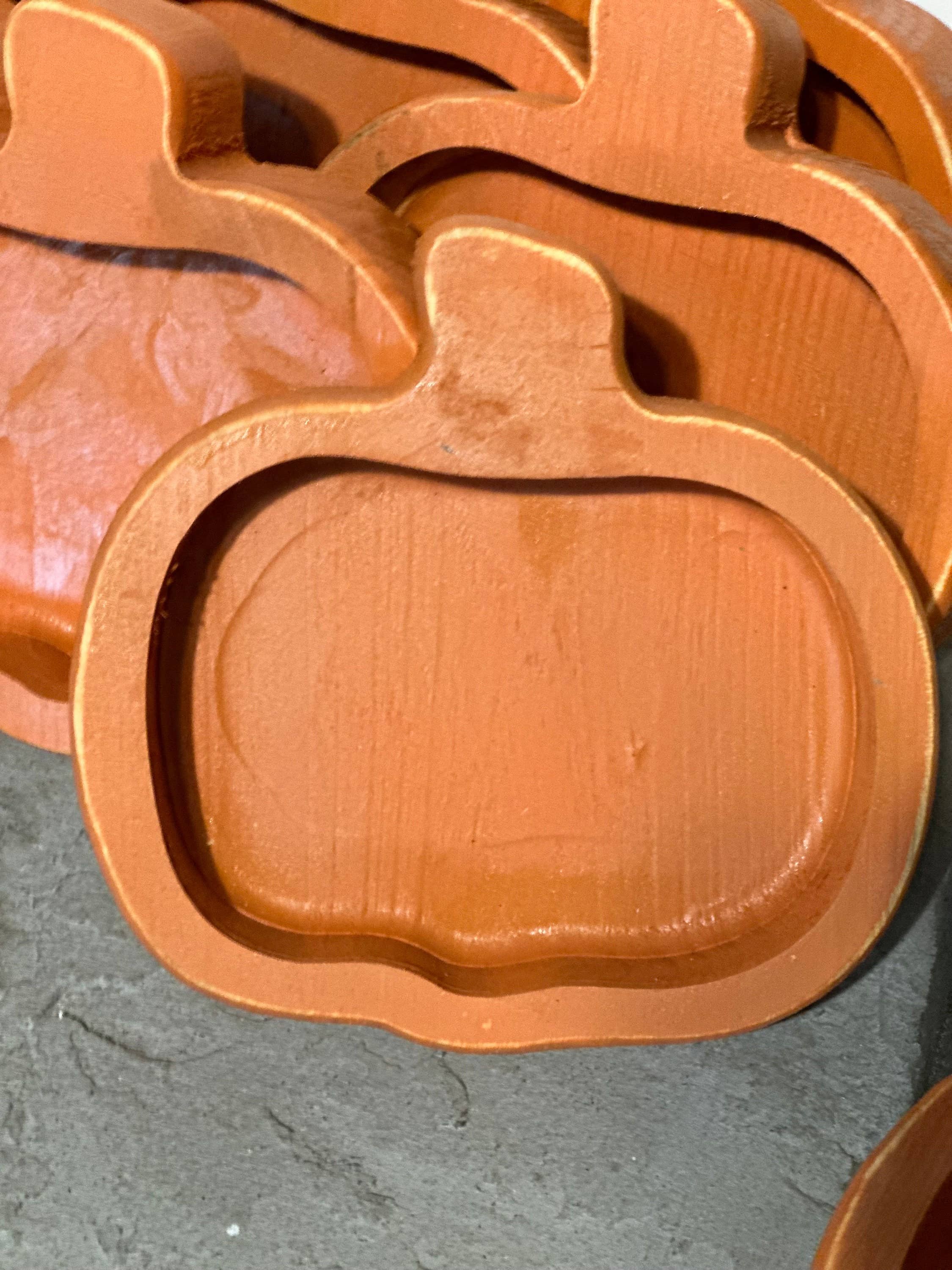 McCain's Furniture Co - Wholesale Candle Holder - Mini Pumpkins Orange- Wholesale Bundle of 10 - Candle Ready5