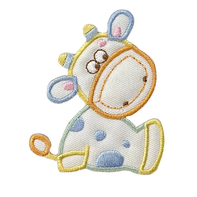 Puffy Cow Pastel - Baby - Iron on Patch for wholesale by Wholesale Applique