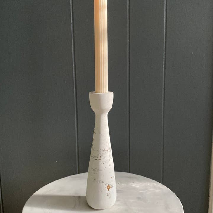 Fancy Concrete - Wholesale Candle Holder - Taper Holder | Candle Holder | Candelabra 9”