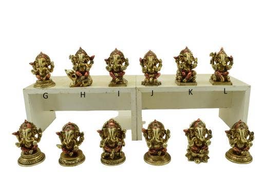 International Gifts Ltd. - Wholesale Decorative Figurine - Zenn Ganesh Asst.12-1550