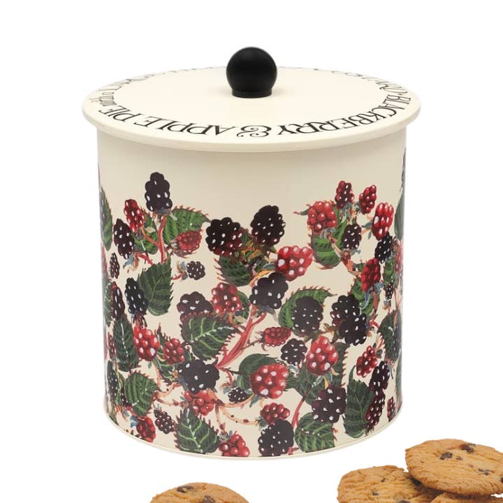 Emma Bridgewater - Blackberry Biscuit Tin with Biscuits for wholesale by Tin Treats