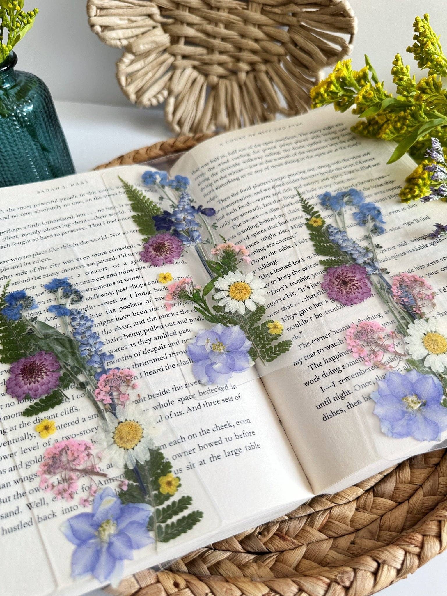 Petals & Pages by Grace - Wholesale Bookmark - wildflower bouquet bookmark4