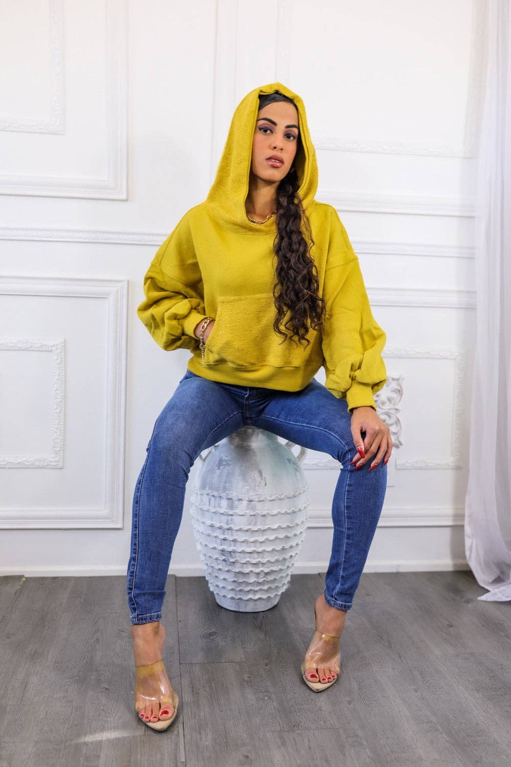 SurelyMine - Wholesale Hoodie - Women's - French Terry Kangaroo Pocket Hoodie8