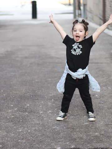 Little Rocker Clothing - Wholesale Screen Printed T-Shirt - Kids - Rock On Forever Shirt4