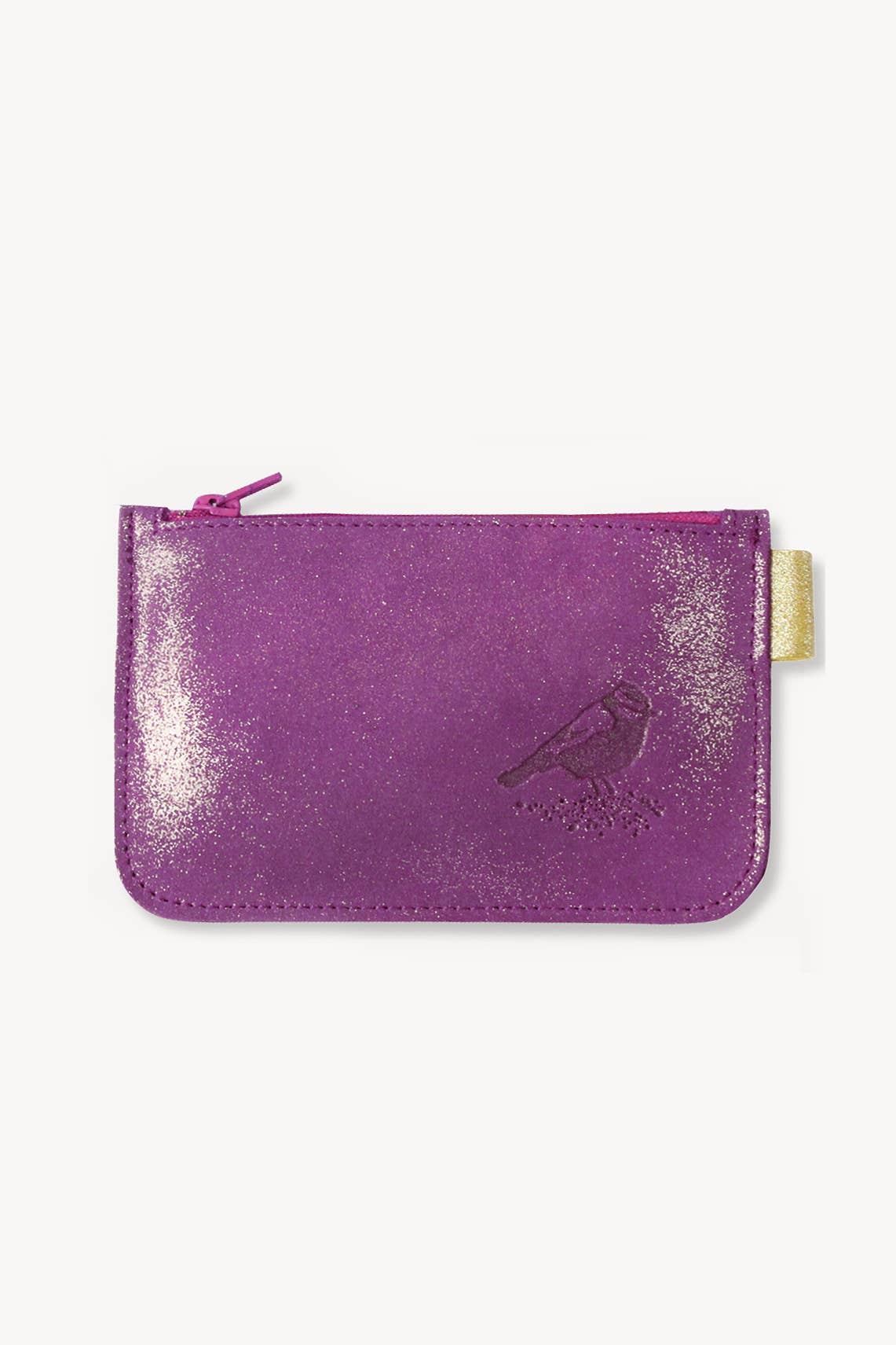 BARNABÉ AIME LE CAFÉ - Wholesale Coin Purse - Women's - Glittery crust leather wallet0