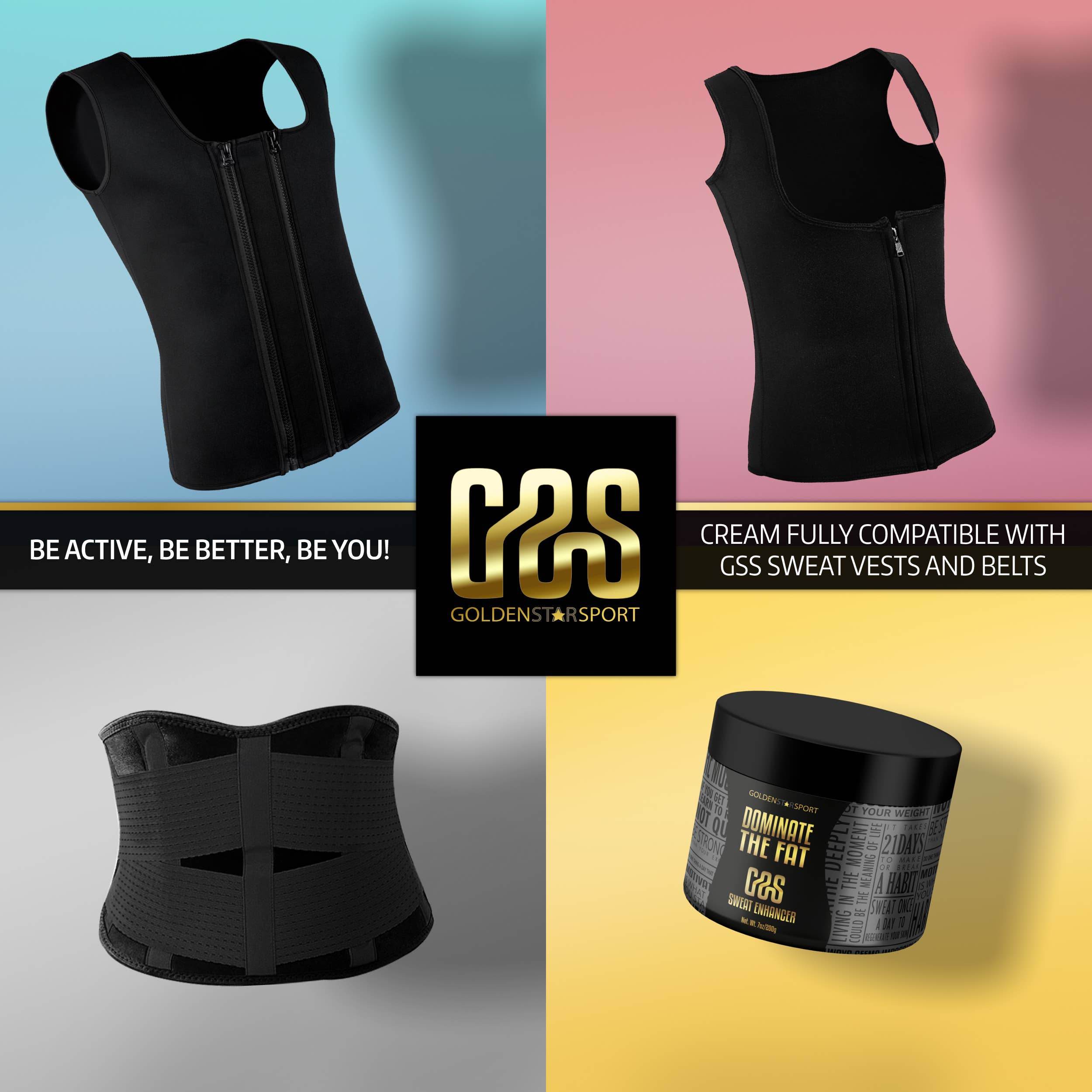 SC Goldenstarsport - Vente Crème/lotion pour le corps - Crème anti-transpiration Goldenstarsport pour l'entraînement5