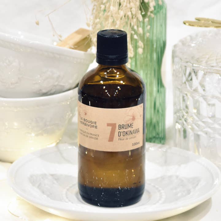 Diffuseur No 7 BRUME D'OKINAWA Fleur de Cerisier + Air Marin pour la vente par LA BOUGIE HERBIVORE