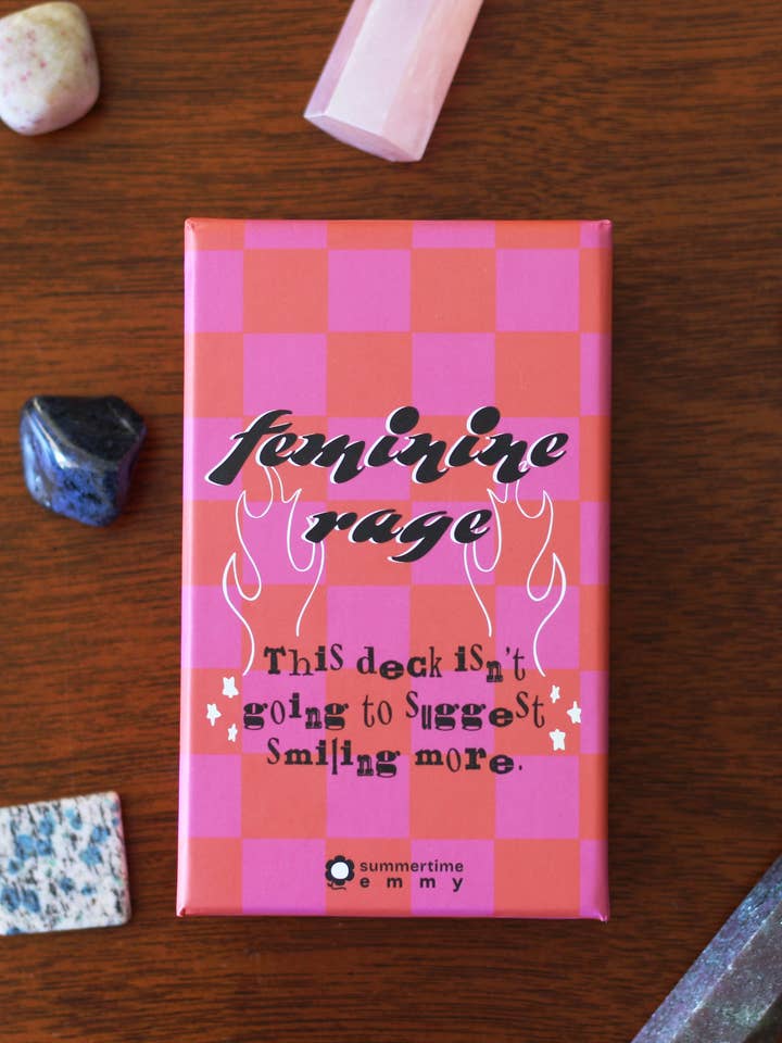 Jeu de Tarot Rage Féminine – 78 Cartes Tarot Indépendant pour la vente par summertime emmy