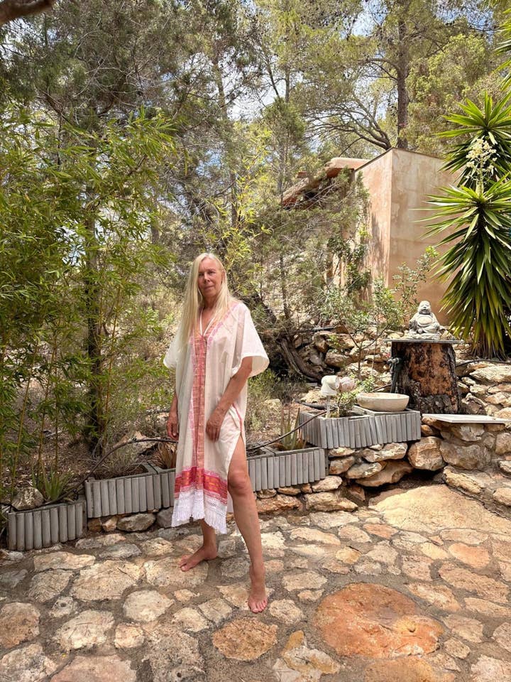 Flori-kaftan för wholesale av Aurobelle Ibiza