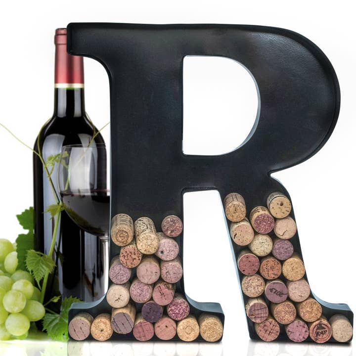 MADE EASY KIT - Wholesale Wine cork holder - Made Easy Kit Metal Letter Wine Cork Holder w/Wall Mount Kit30