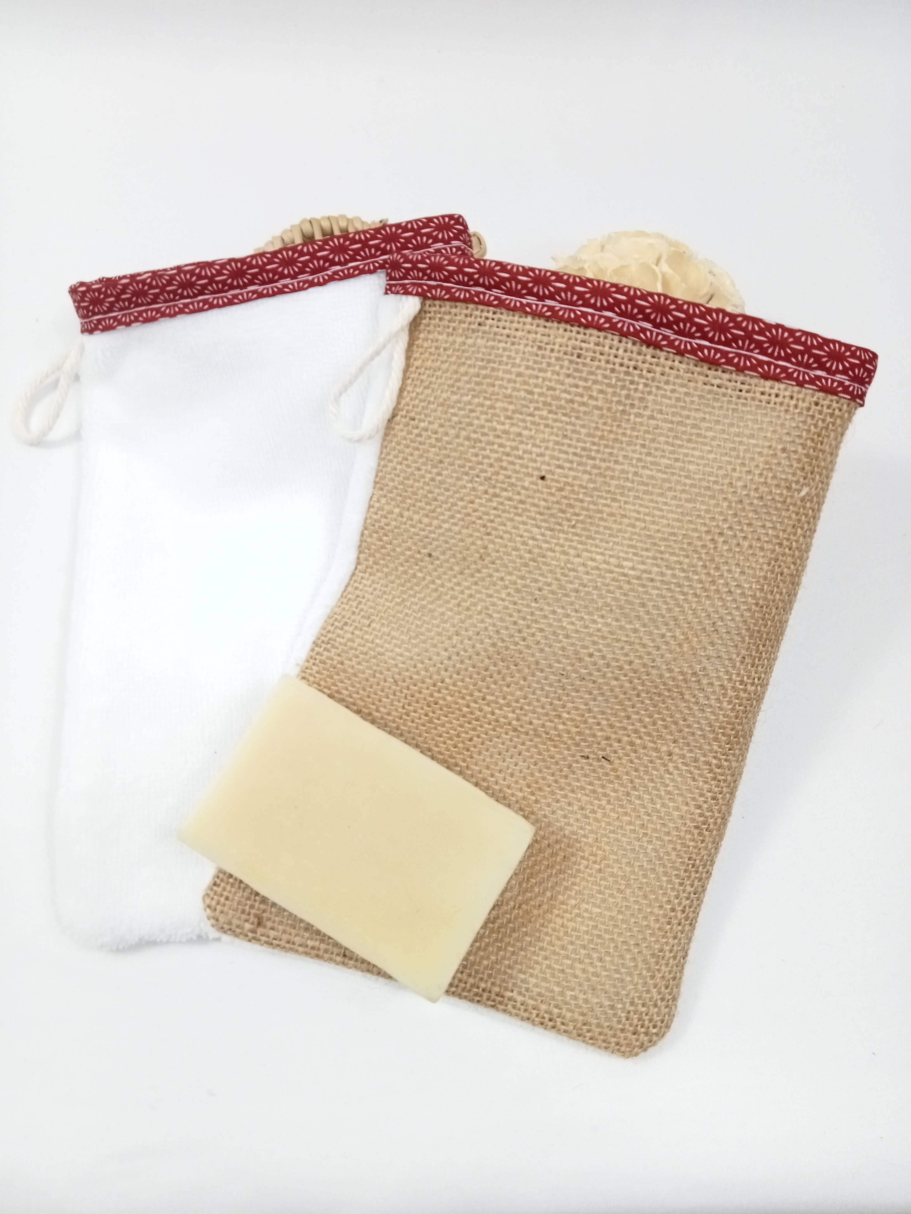 ZHENZHI - Wholesale Exfoliating Gloves/Mitts - Bamboo and burlap glove