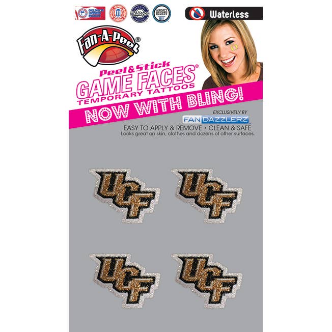 Tijdelijke tatoeages van Game Faces® in Central Florida voor wholesale door Fanapeel / Gamefaces