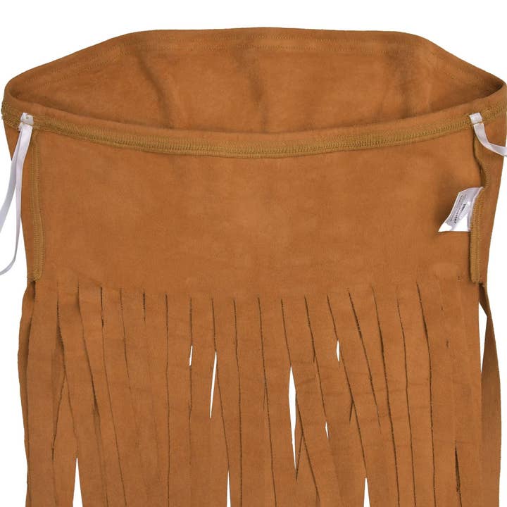 HIDDENBRAND - Wholesale Tank Top - Women's - Strapless bohemia sexy faux suede bandeau fringed maxi top2