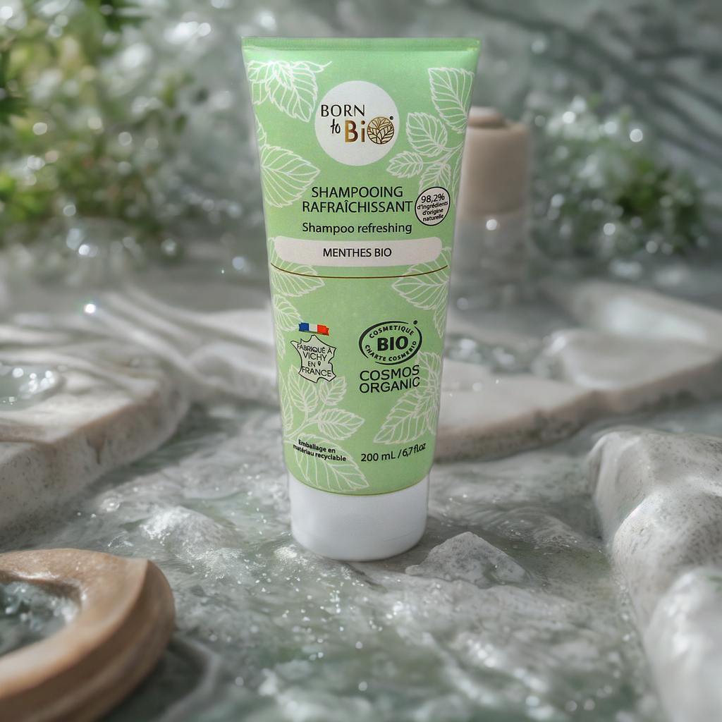 Les Laboratoires Bio Seasons - Wholesale Hair Shampoo - Organic green mint refreshing shampoo1