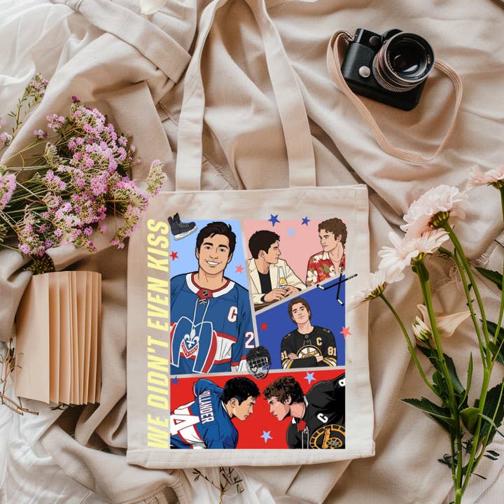 Shadows of Sunshine - Wholesale Tote Bag - Women's - Heated Rivalry Comic Style Tote Bag