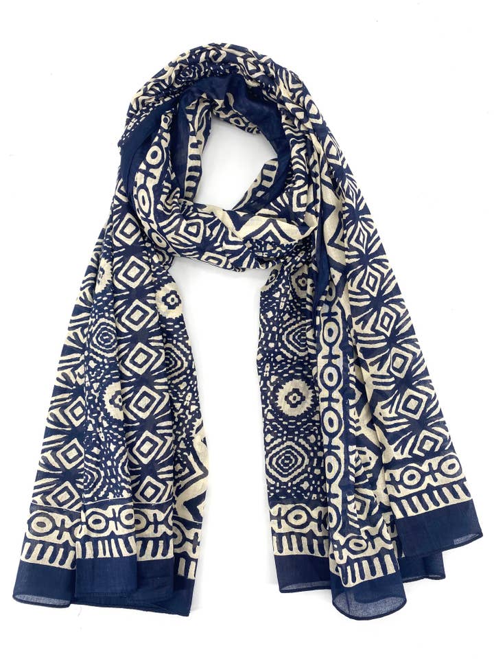 Cheche scarf Pareo 100% cotton for wholesale by Maison Unik Accessoires