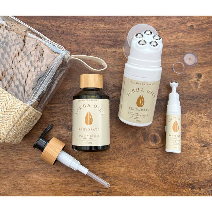 Rehydrate Wellness Travel, Skin Massage Oil, 4 PK (5 Items) for wholesale by Merocoat UK