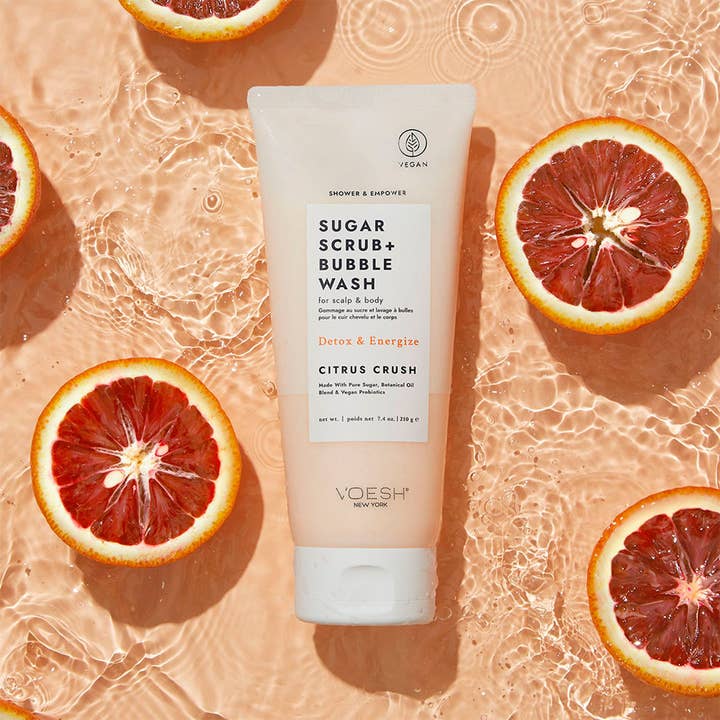VOESH New York - Wholesale Body Scrub/Exfoliant - Sugar Scrub + Bubble Wash Display Kit