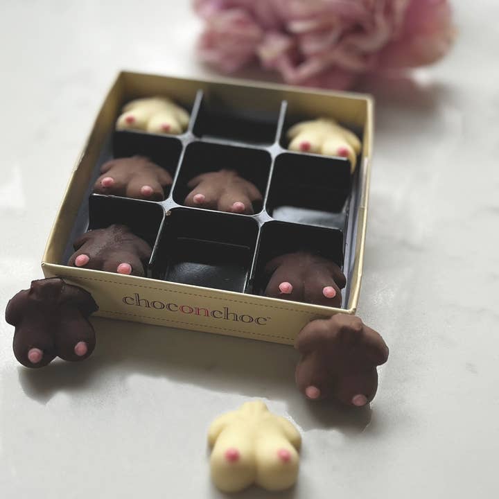 Choc on Choc - Wholesale Chocolate Box - Assorted Chocolate Boobies1