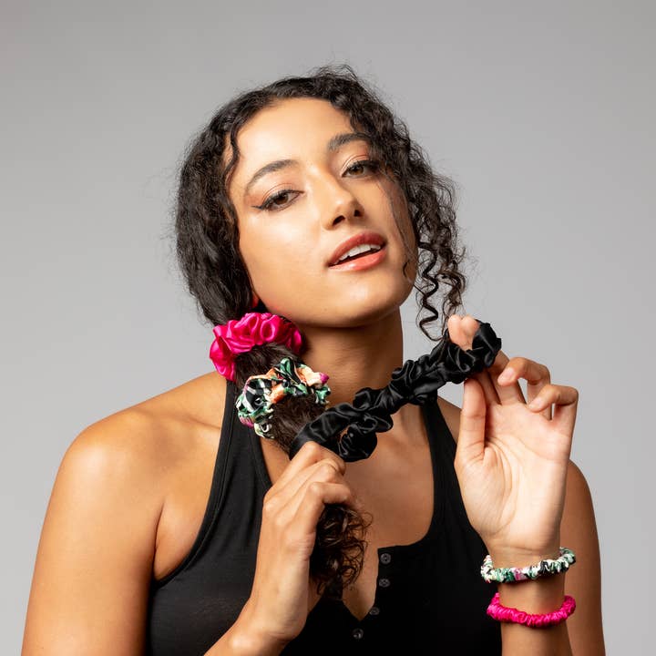 Juego de 3 coleteros Biggy Mix 'Multi Zebra Wild para venta al por mayor de hairCAPsule™