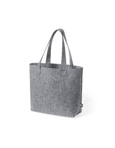 STAR WAY, S.L. - Vendita all'ingrosso Borsa tote - Donna - Borsa in feltro grigio scuro economica
