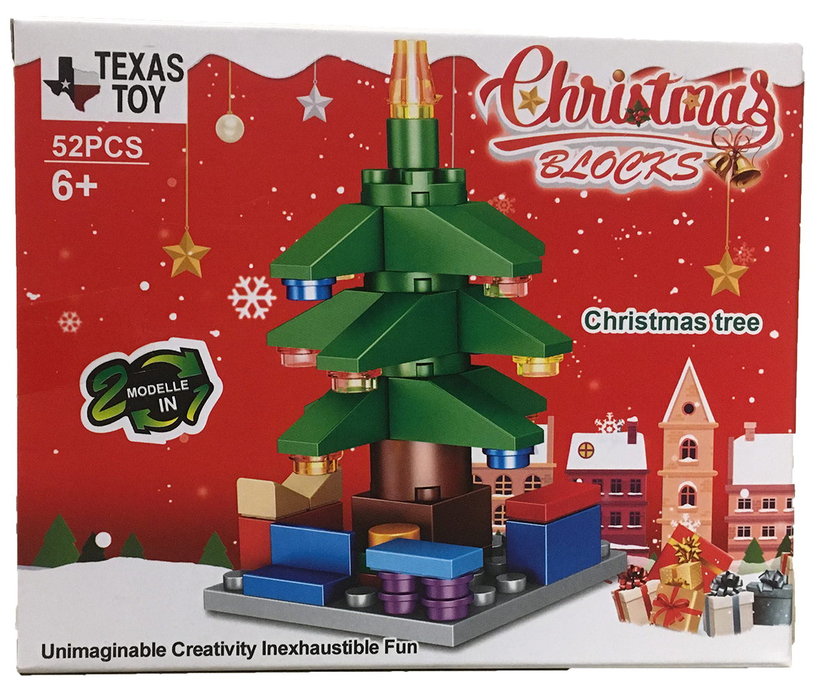Texas Toy Distribution - Wholesale Building Set - Kids - Christmas Blocks Display Set, Stocking Stuffer Brick Kits2