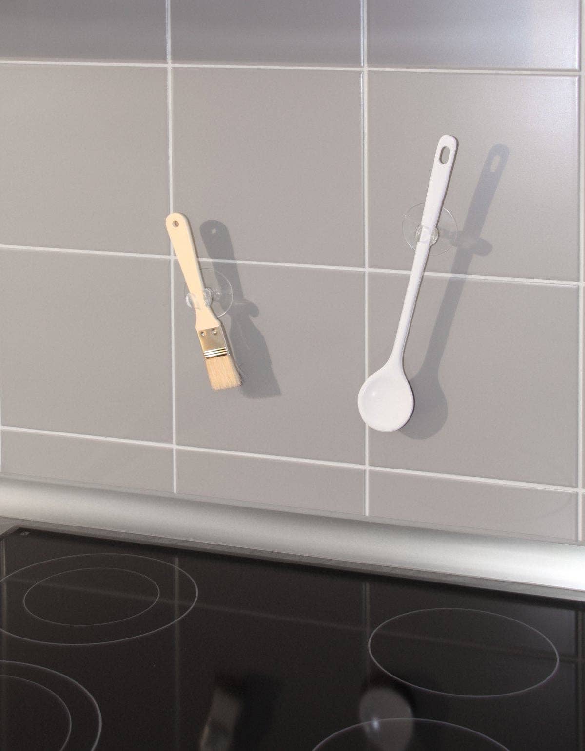 Zenker - Vente Support de brosse à dents - Porte-brosse à dents avec ventouse Fackelmann Tecno4