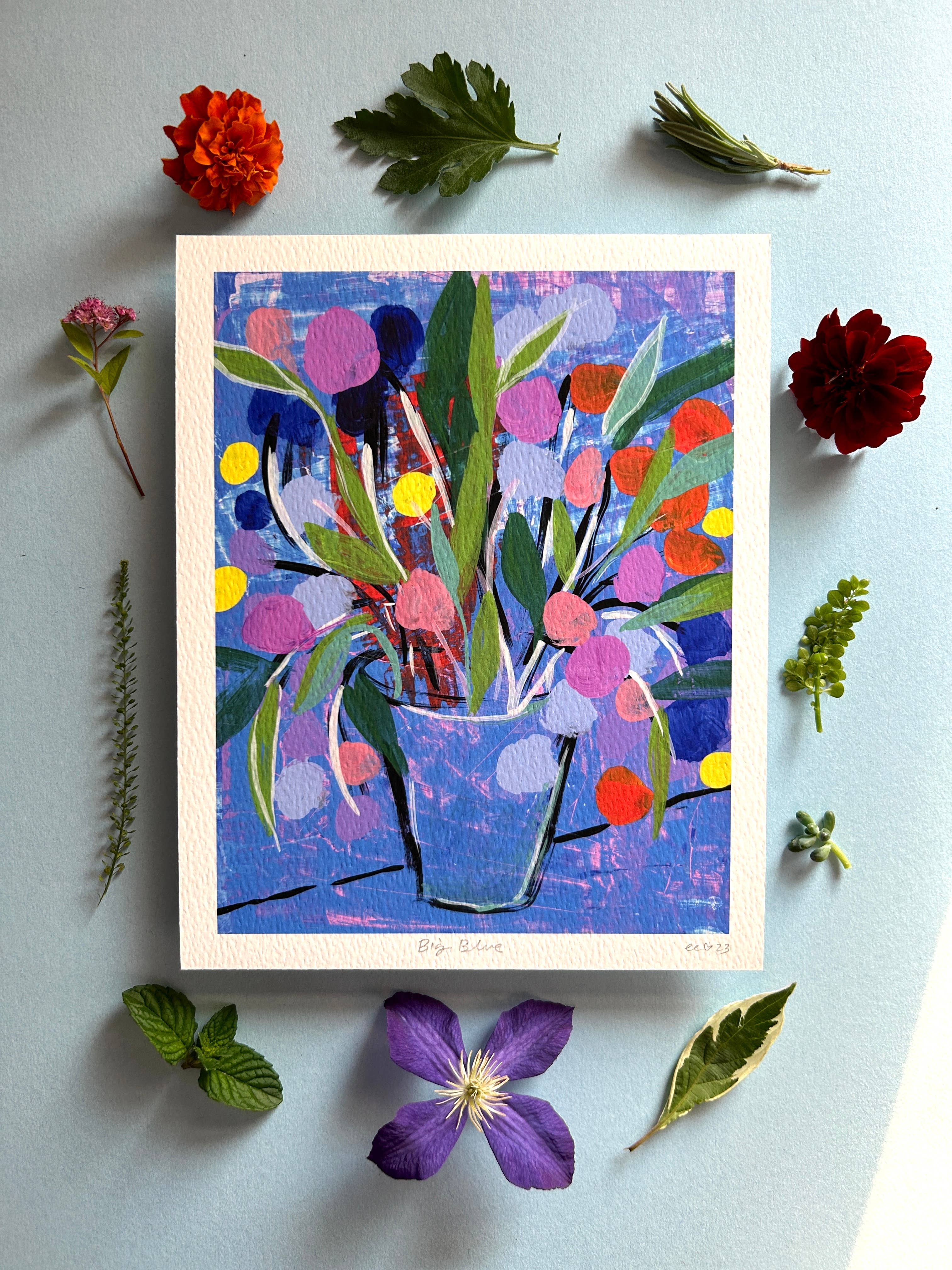 Rare Press - Wholesale Art Print - Big Blue Giclée Print1