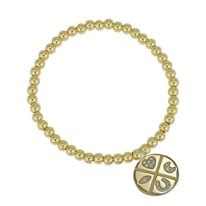 Charm Disc Bracelet for wholesale by Bozkurt Jewelry