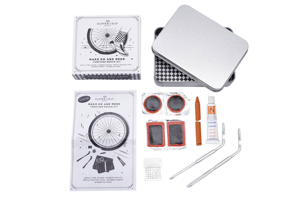 CGB Giftware - Vente Accessoires de vélo - Kit de réparation de crevaison 'Make Do And Mend' par Dapper Chap1