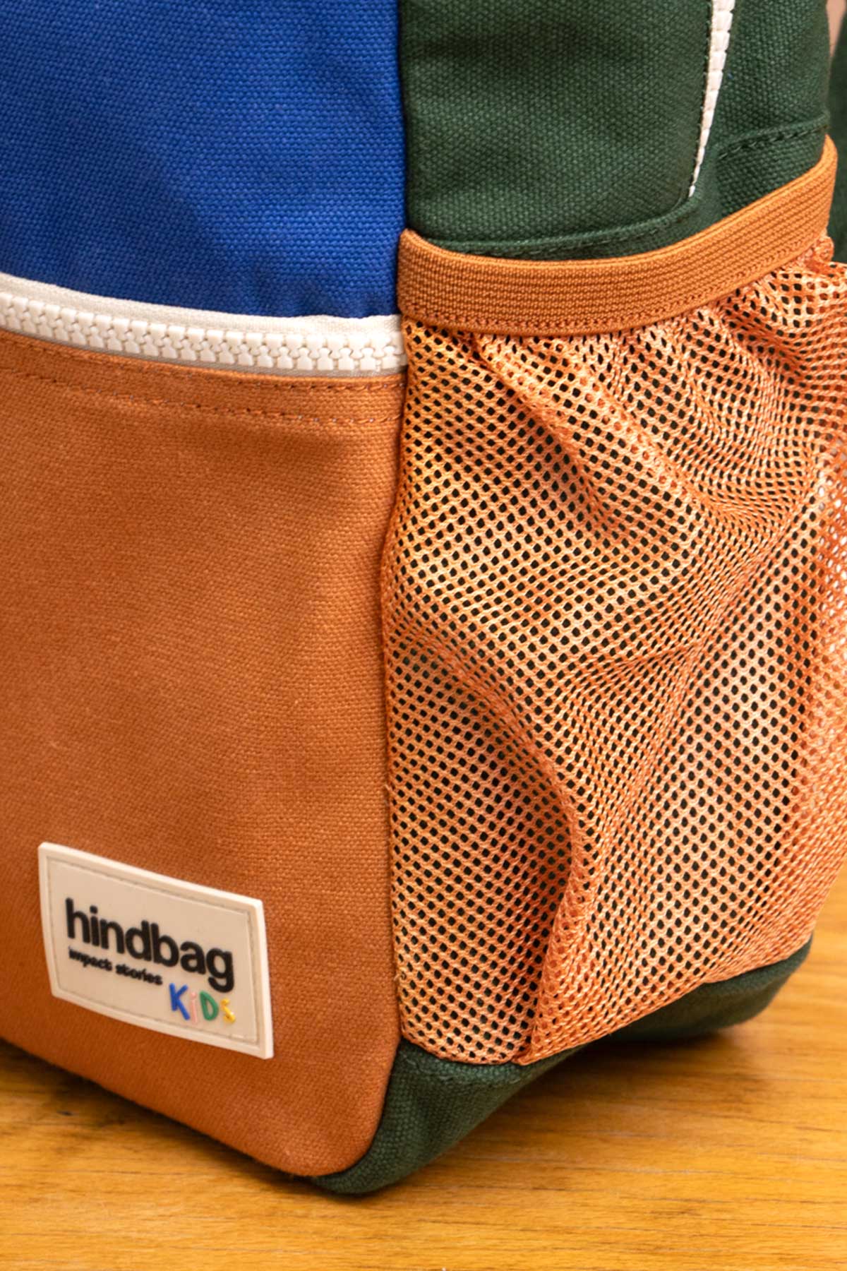 Hindbag – wholesale Backpack – Child – Arthur Tricolor Electric Blue Backpack7