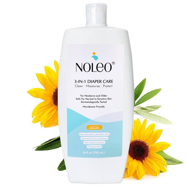 NOLEO 3-IN-1 - Diaper Rash Cream - EWG Verified -  24oz for wholesale by NOLEO
