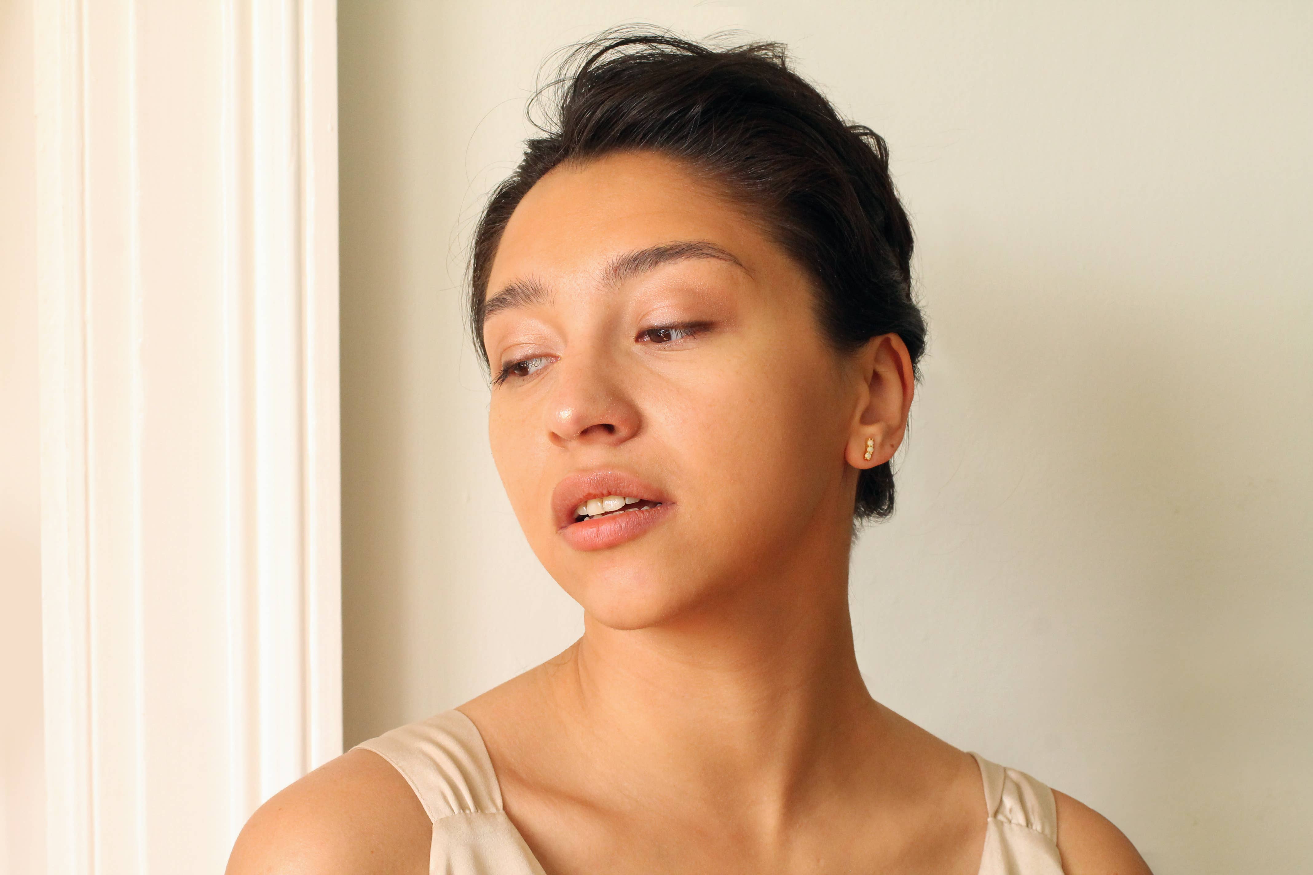 Silk Purse, Sow's Ear - Wholesale Stud/Post Earrings - Stacked Opal Stud Earrings8