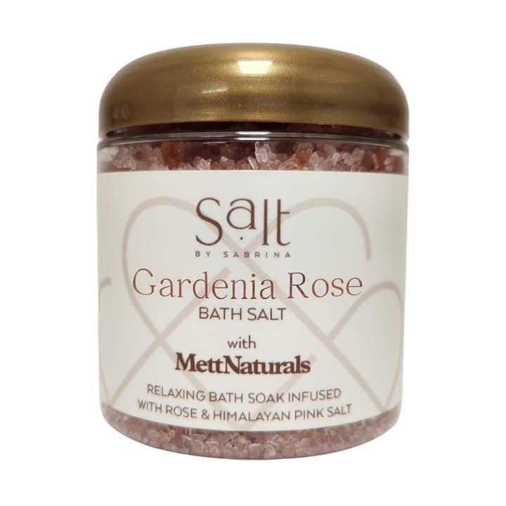 Gardenia Rose CBD Bath Salt for wholesale by Mett Naturals CBD
