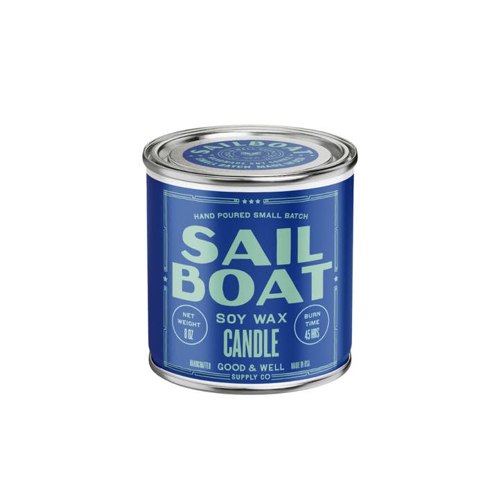 Good & Well Supply Co. - Wholesale Travel Candles - Sailboat Soy Candle
