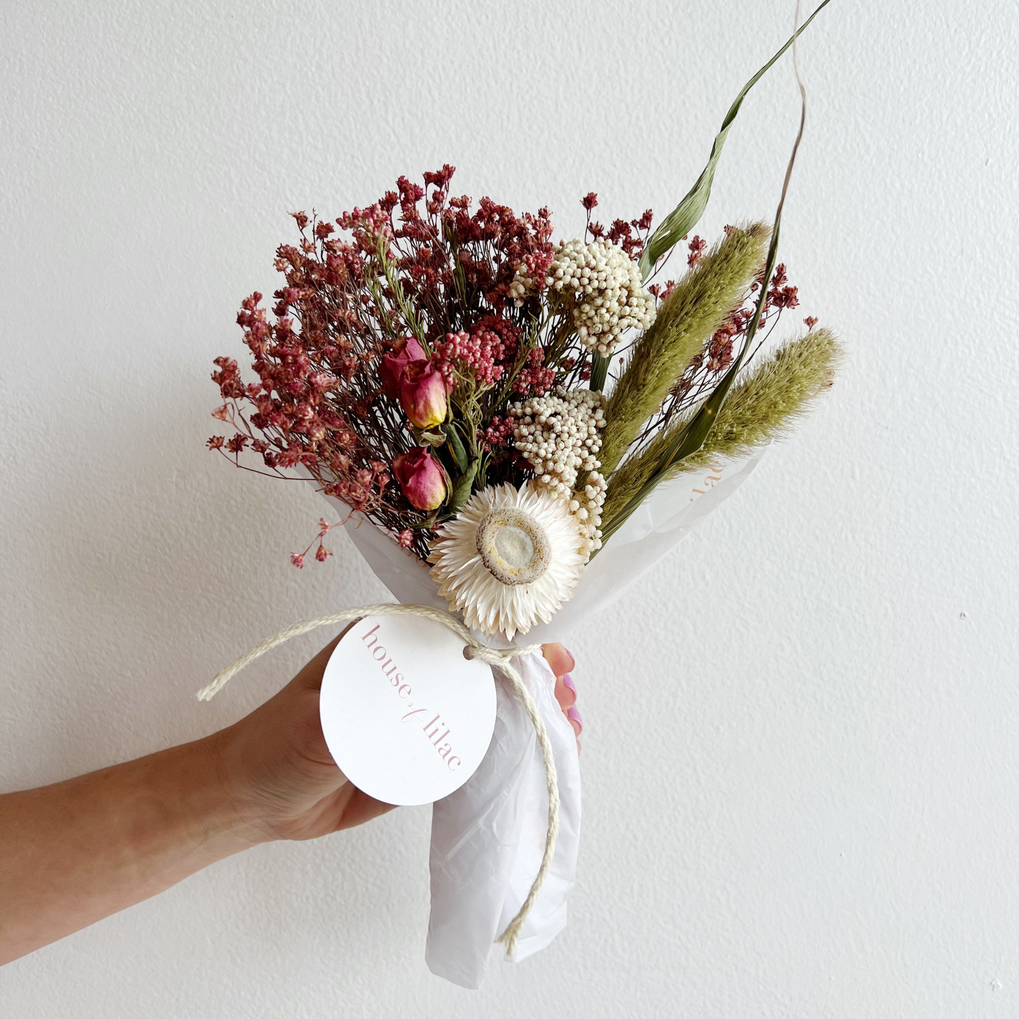 House of Lilac - Wholesale Dried/Pressed Flowers - Wanderlust Dried Flower Mini Bouquet0