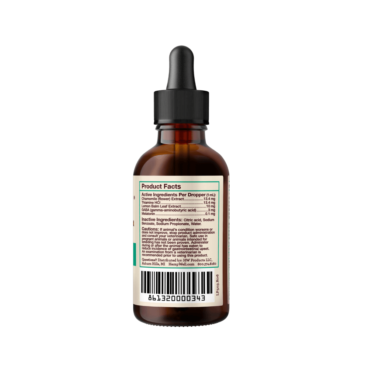 Hemp Well - Wholesale Pet Supplement - Dog - Hemp Well Calm Dog - 2 ounce4