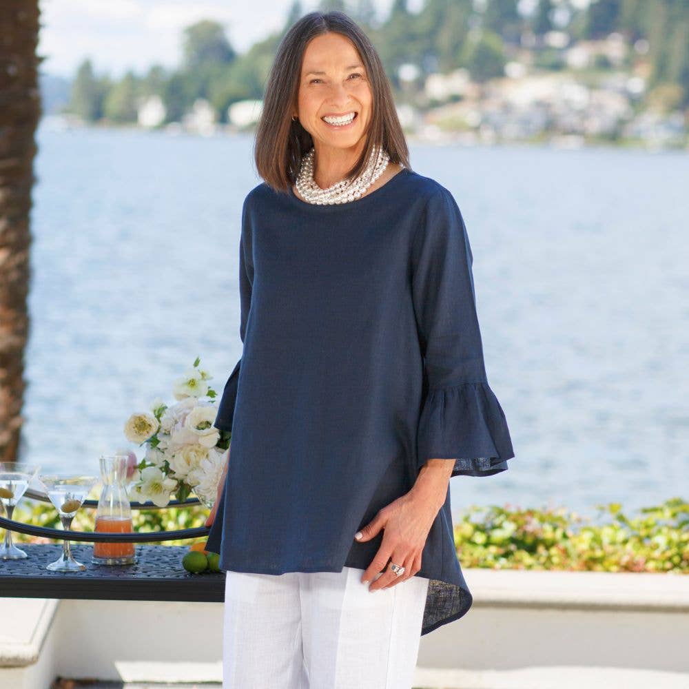 Arte Italica & Crown Linen Designs - Wholesale Tunic - Women's - Bella Top - New Colors13