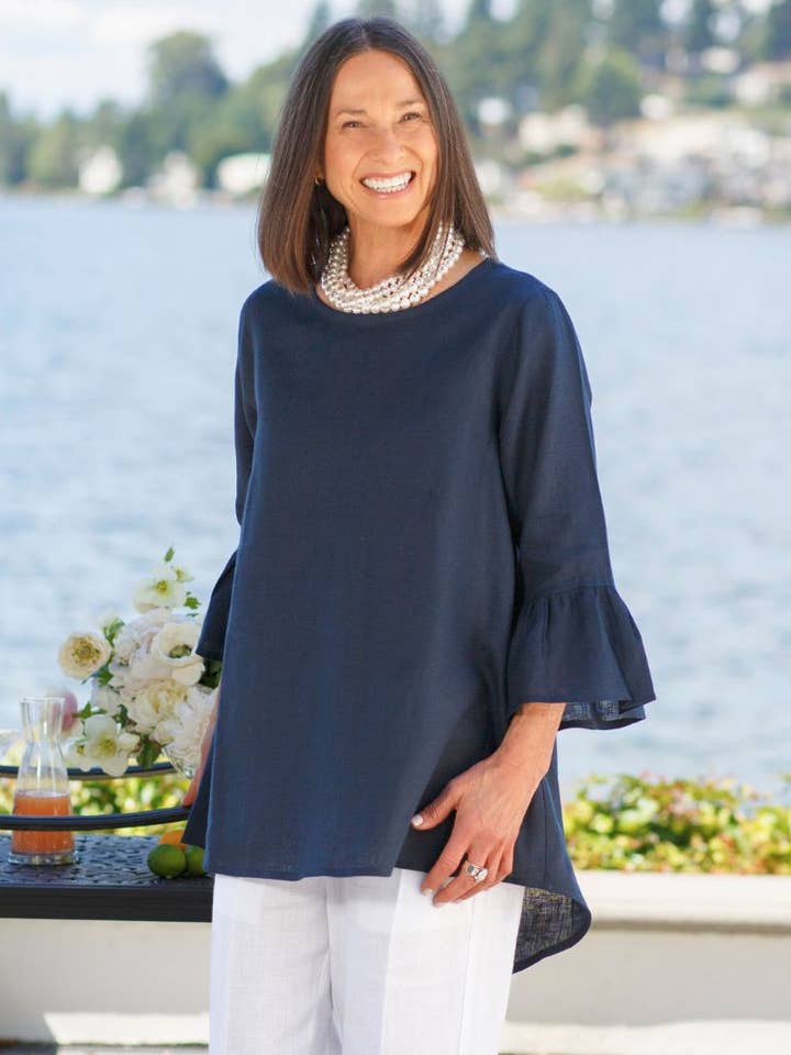 Arte Italica & Crown Linen Designs - Wholesale Tunic - Women's - Bella Top - New Colors13