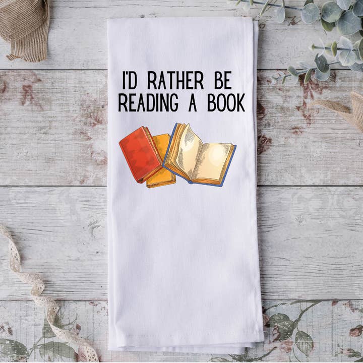 I'd Rather Be Reading Geschirrtuch für den Großhandel von Possibilities