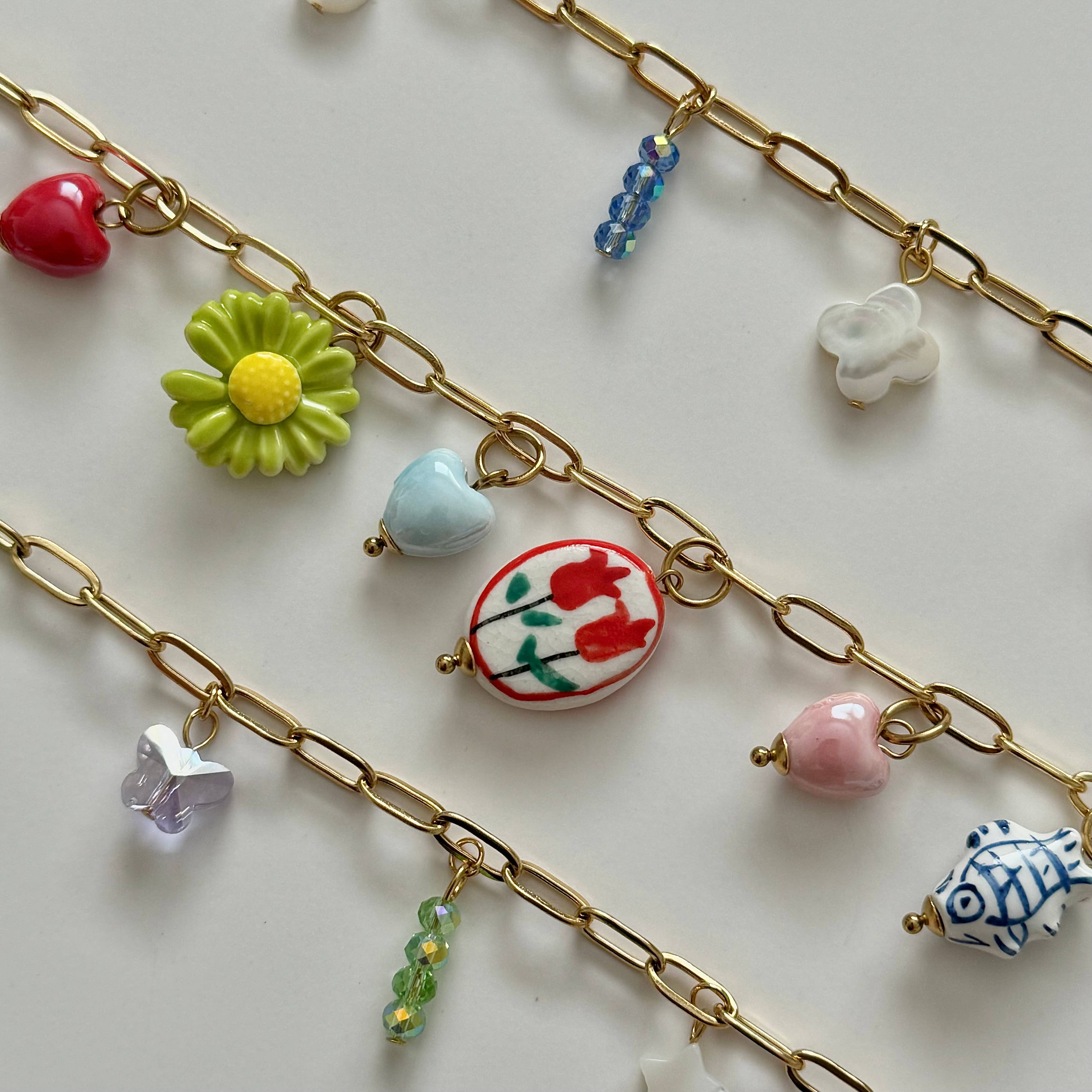 Namaste Jewelry – Engroshandel Halskæde med vedhæng – Paulina Charm Halskæde - Guld2