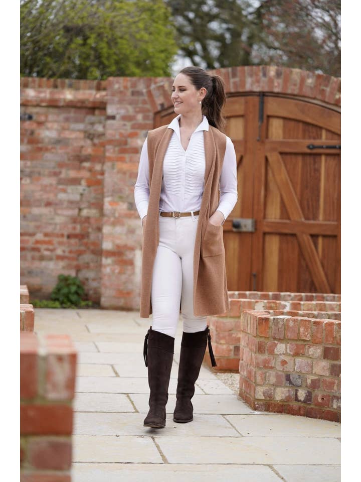 Ella and Cherry – wholesale Cardigan – Women’s – Skylar Sleeveless Cardigan3