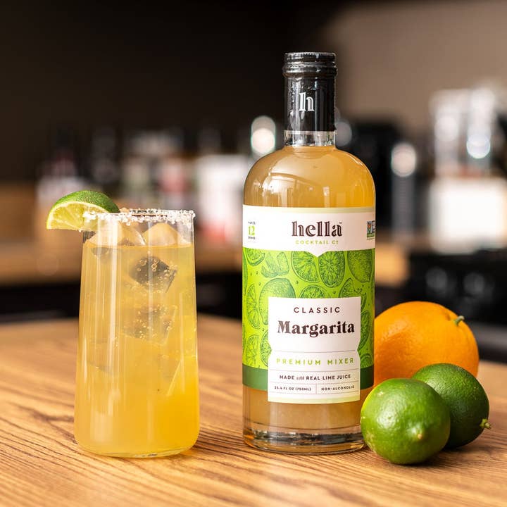 Hella Cocktail Co. - Wholesale Cocktail Mix/Syrup - Cocktail Mixer: Margarita, 750 ml (Case Pack of 6)1
