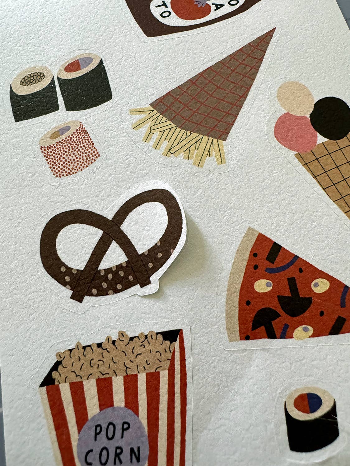 nuukk GmbH – wholesale Klistermärke – Klistermärkesark "Snabbmat" | 3 ark2