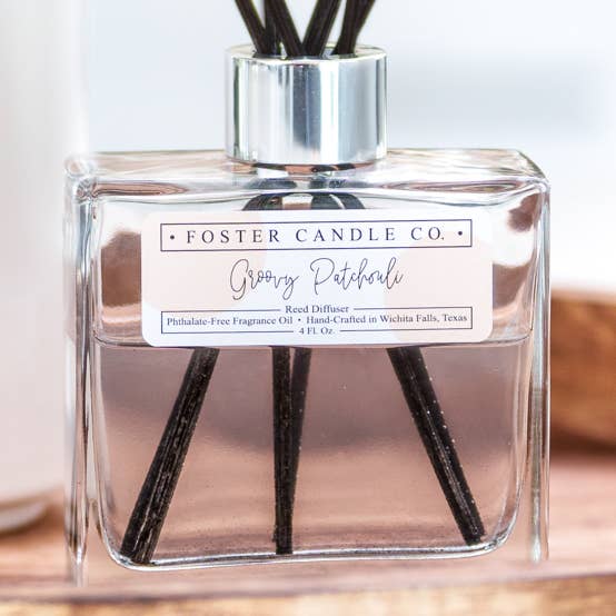 Groovy Patchouli 4 Fl. oz. for wholesale by Foster Candle Company LLC